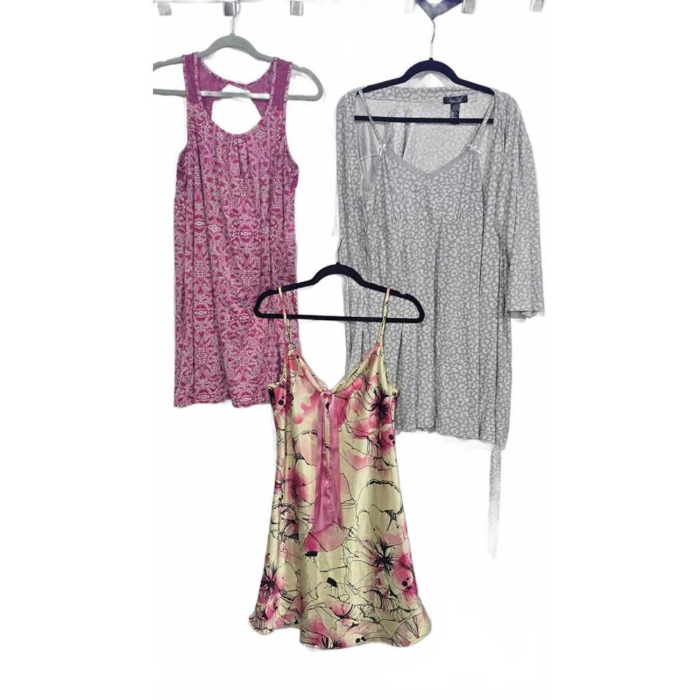 Set of 3 Women's Nightgowns - Comfortable & Stylish Sleepwear